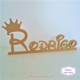 Nome com Coroa Letra Inicial