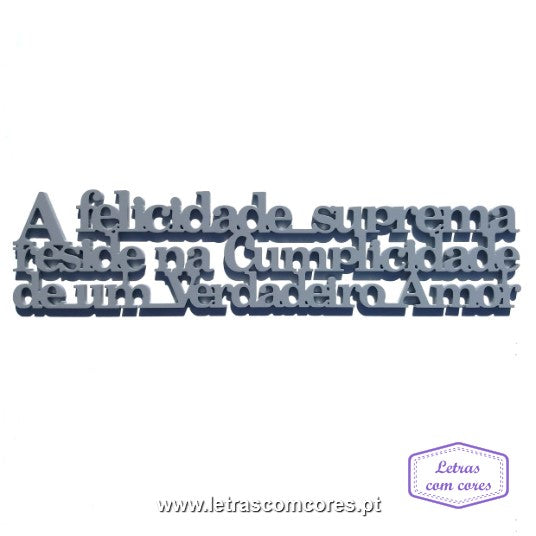 A felicidade suprema reside na Cumplicidade de um Verdadeiro Amor (1 Cor)
