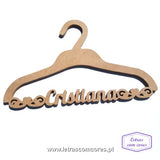 Cruzetas com 1 Nome - 003 (Natural MDF)