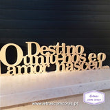 O Destino uniu-nos e o amor nasceu (MDF)