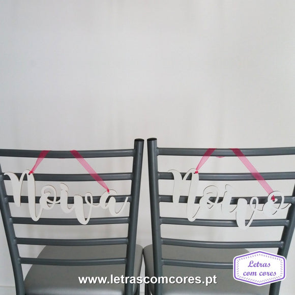 Placas Cadeira - Modelo 3 (Branco)