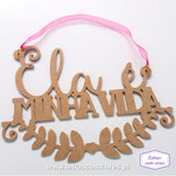 Placas Cadeira - Modelo 4 (Natual MDF)