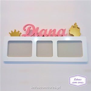 Nome com Coroa no Início e corpo Princesa no Final