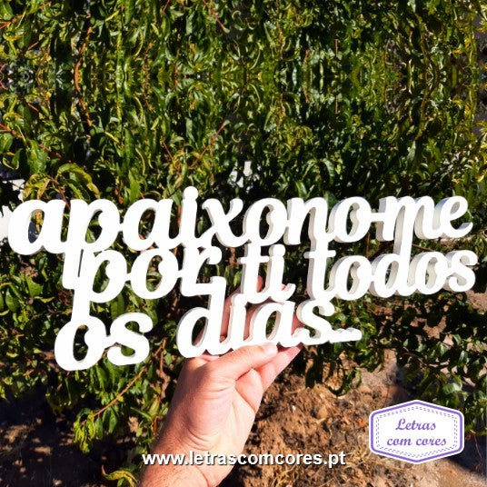 apaixono-me por ti todos os dias (Branco)