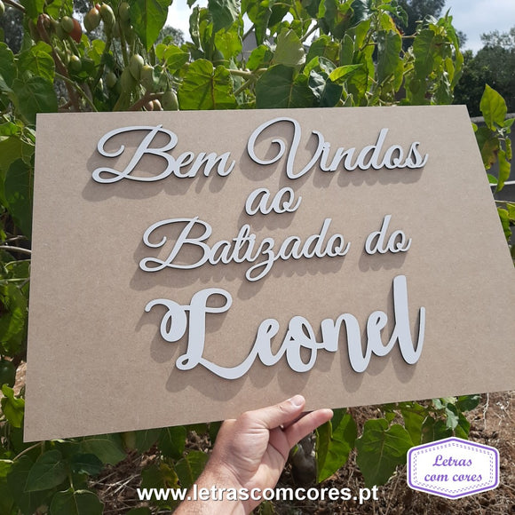 Placa Retangular - Modelo 1