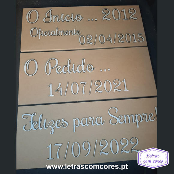 3 Placas Retangulares