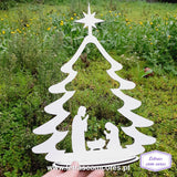 Árvore de Natal (com presépio)