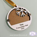 Bola Natal - Moldura Foto