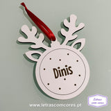 Bola Natal em forma de Rena