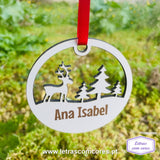 Bola Natal - Rena e Pinheiros