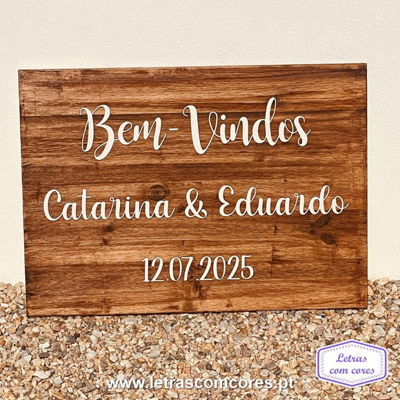 Placa Retangular - Modelo 3