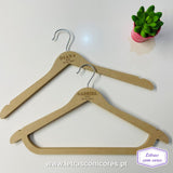 Cruzetas com 1 Nome - 021 (Natural MDF com Nome e Data)