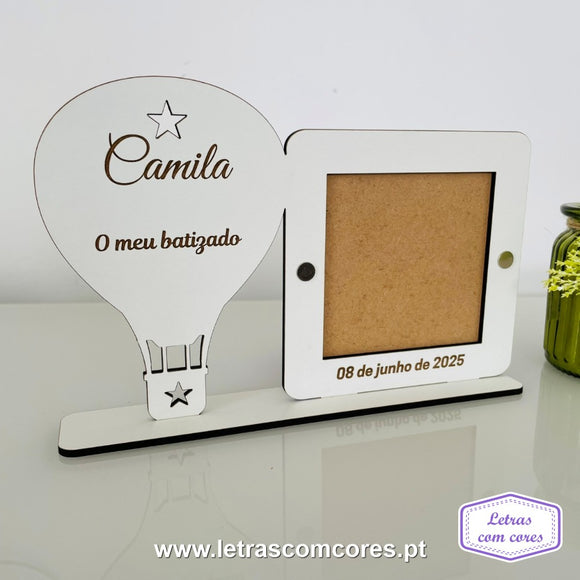 Balão Ar Quente - Moldura 10x10