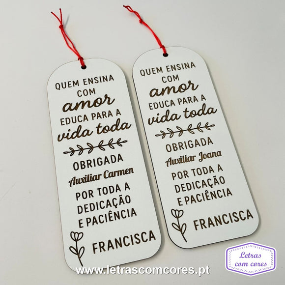 Separador de Livro - Modelo 2