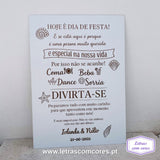 Placa Retangular Vertical - Modelo 2