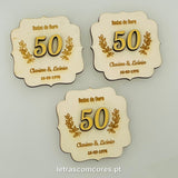 Moldura Vintage com Número colado (Íman)