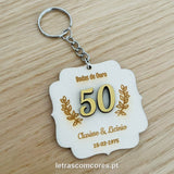 Moldura Vintage com Número colado (Porta-Chaves)