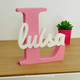 Inicial com Nome 17 / 18 cm (Pousar)