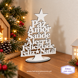 Árvore de Natal (com palavras sentimentos)
