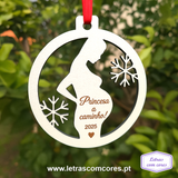 Bola Natal - Princesa/Príncipe a caminho - 2025