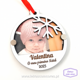 Bola Natal - Moldura Foto