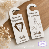 Noiva e Noivo em Preparação - modelo 3
