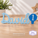 Nome com Balão Ar Quente - Modelo 1