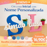 Inicial com Nome 17 / 18 cm (Pousar)