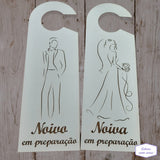 Noiva e Noivo em Preparação - modelo 5