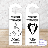 Noiva e Noivo em Preparação - modelo 1