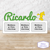 Nome com corpo Mickey no Final - Modelo 3
