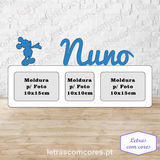 Nome com corpo Mickey no Início - Modelo 3