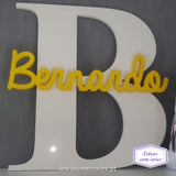 Inicial com Nome 40 / 50 cm (Parede)