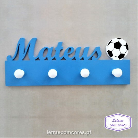 Nome com Bola Futebol no Final