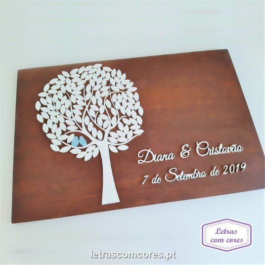 Árvore com Folhas - Modelo 4