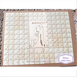 Puzzle Retangular com topo de bolo