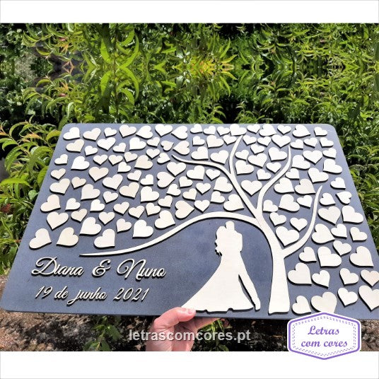 Árvore com Noivos - Modelo 3