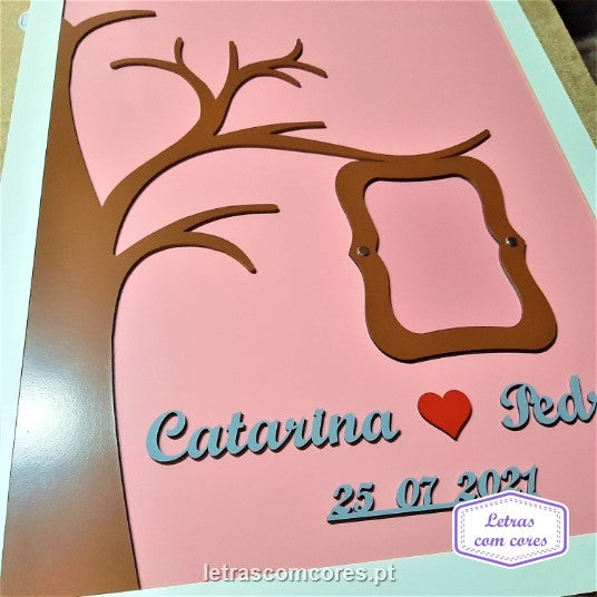 Árvore e Baloiço Moldura para foto