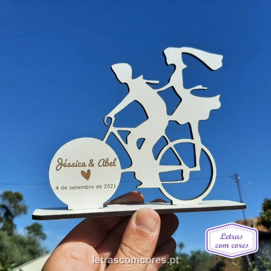 Noiva e Noivo Bicicleta