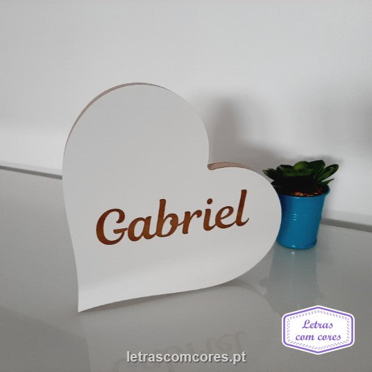 Coração com Nome Simples