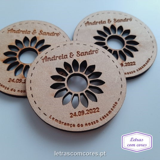 Girassol Círculo (Íman)