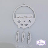 Nome c/ Estrelas e 3 Penas