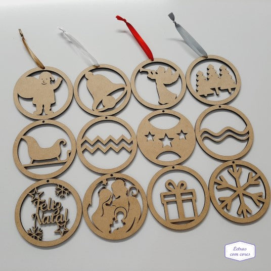 Bola Natal - 12 Figuras Natal