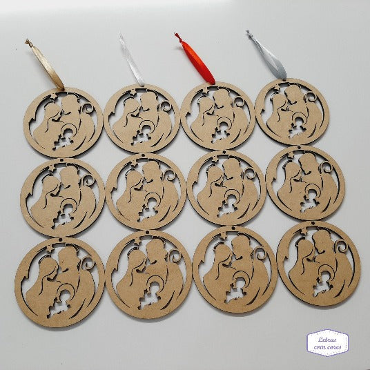 Bola Natal - 12 Presépios