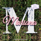 Inicial com Nome 40 / 50 cm (Parede)