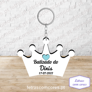 Coroa 2 com aplique (Porta-Chaves)