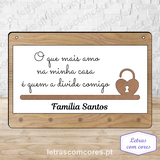Coração com fechadura - Modelo 2